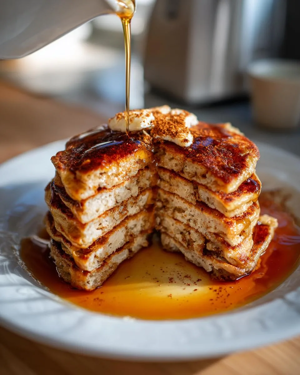 Pumpkin Greek Yogurt Pancakes - detail 3