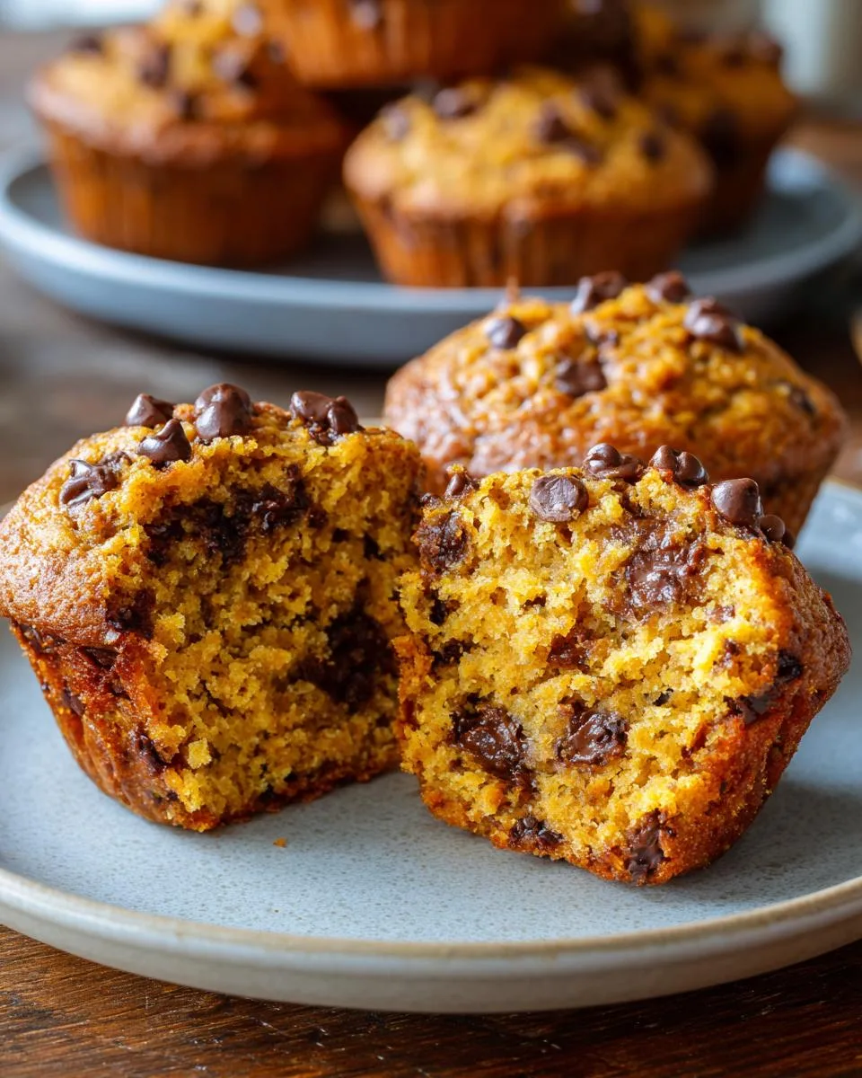 Pumpkin Spice Cottage Cheese Muffins - detail 1