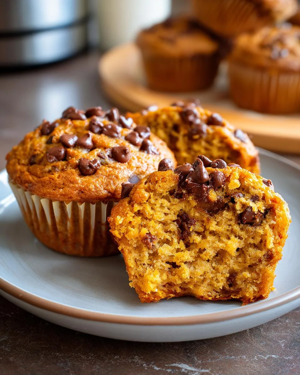 Pumpkin Spice Cottage Cheese Muffins - detail 2