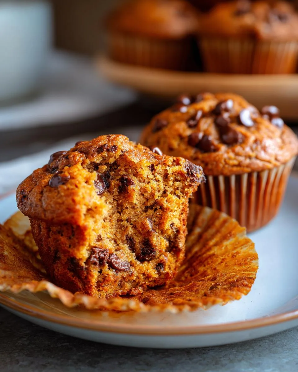 Pumpkin Spice Cottage Cheese Muffins - detail 3