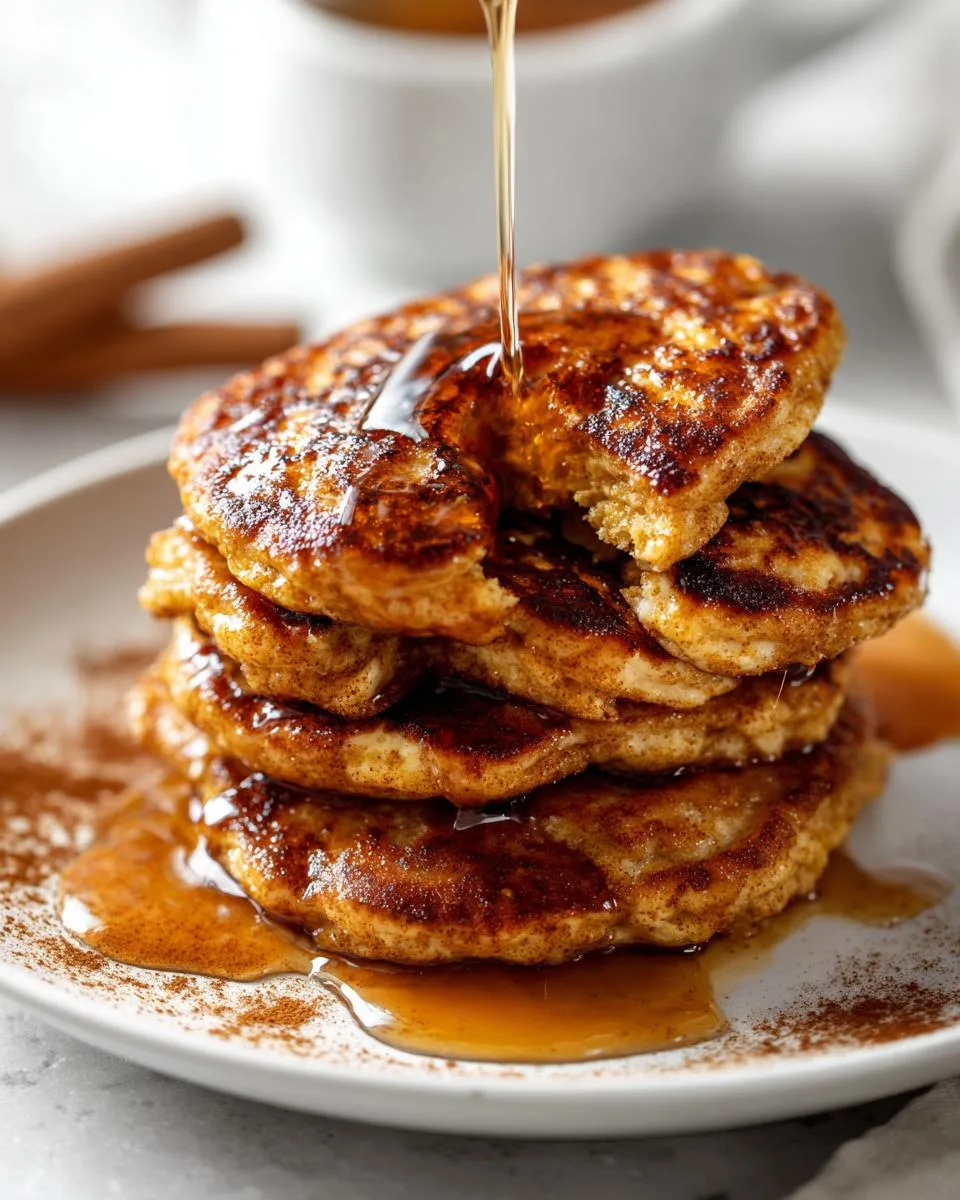 Pumpkin Spice Cottage Cheese Pancakes - detail 2
