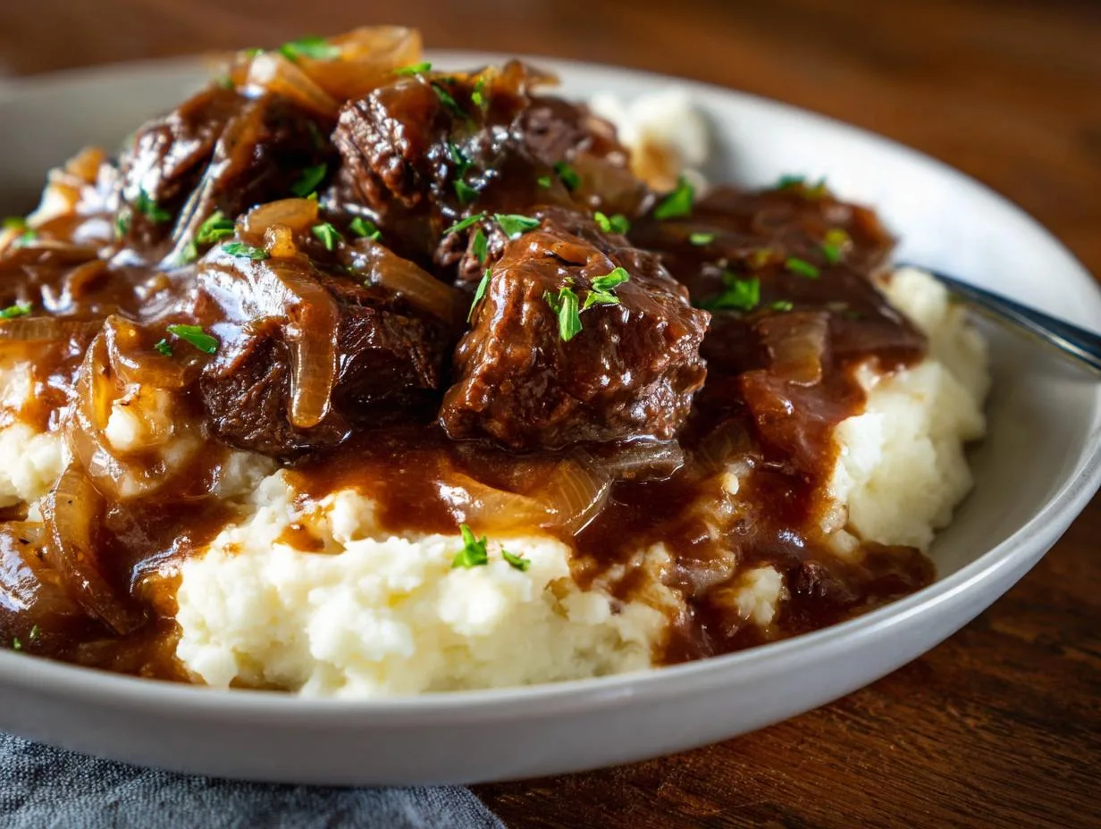 Slow Cooker Beef Manhattan for Busy Families
