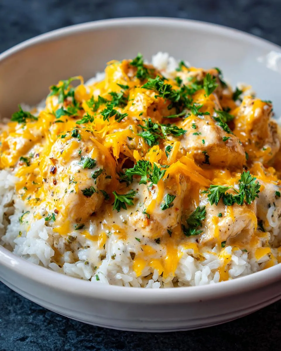 Smothered Chicken and Rice - detail 3