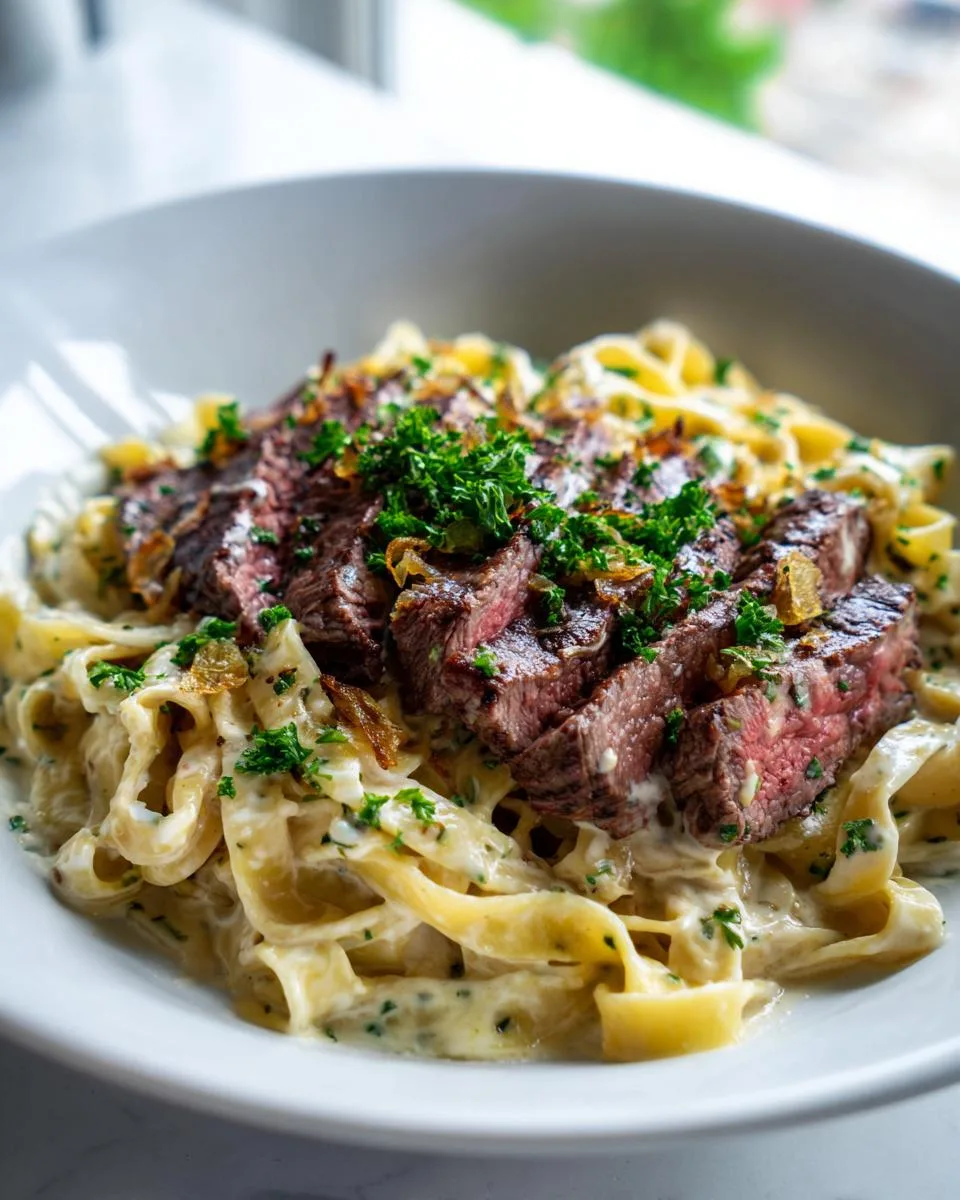 Steak and Pasta Recipe - detail 1