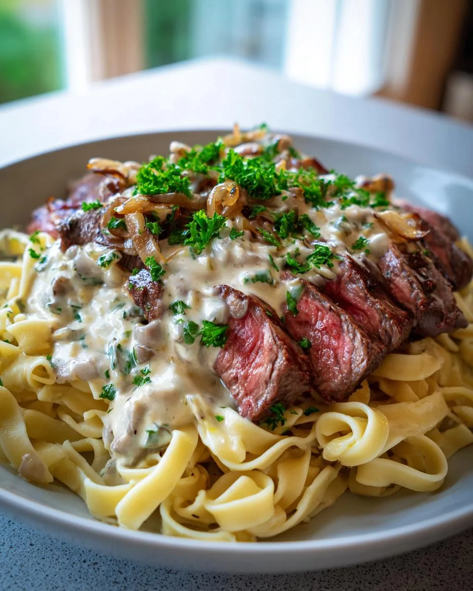 Steak and Pasta Recipe - detail 2