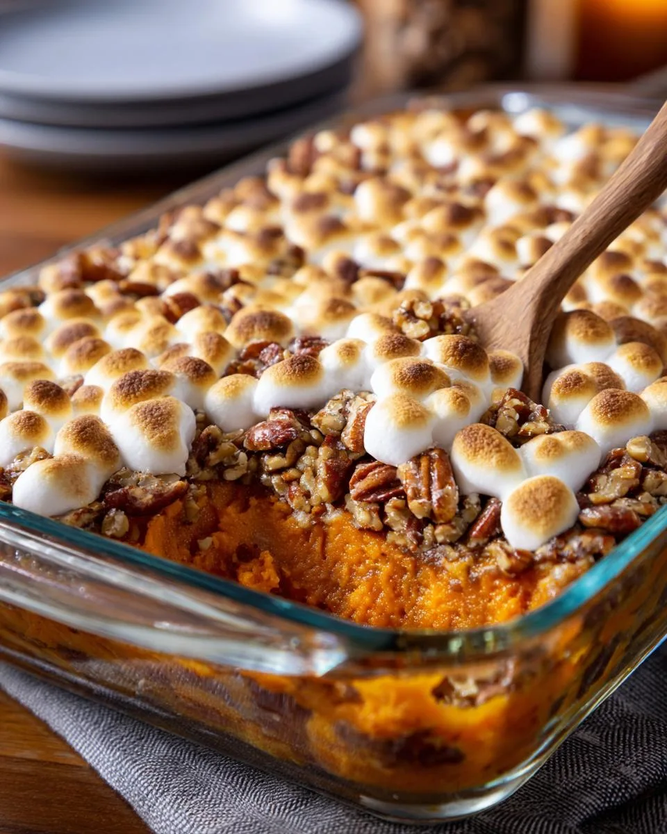 Sweet Potato Casserole Marshmallows - detail 3