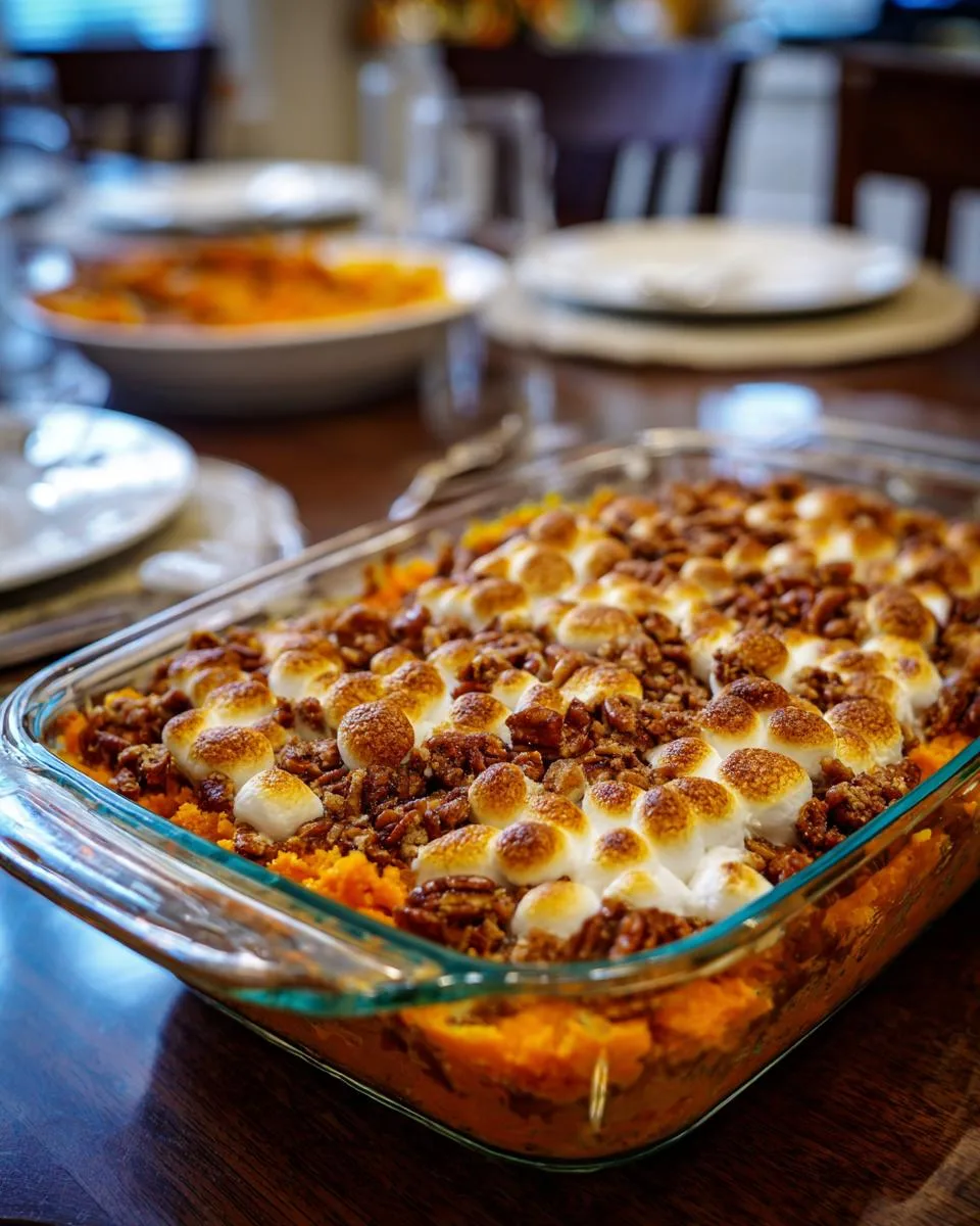 Sweet Potato Casserole Marshmallows - detail 4
