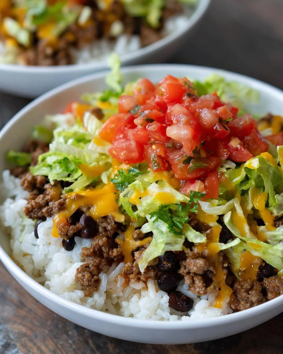Taco Rice Bowl - detail 1