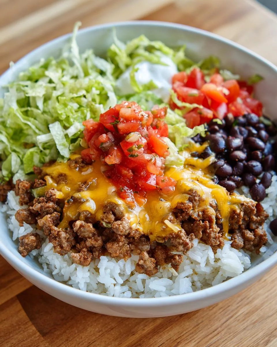 Taco Rice Bowl - detail 4