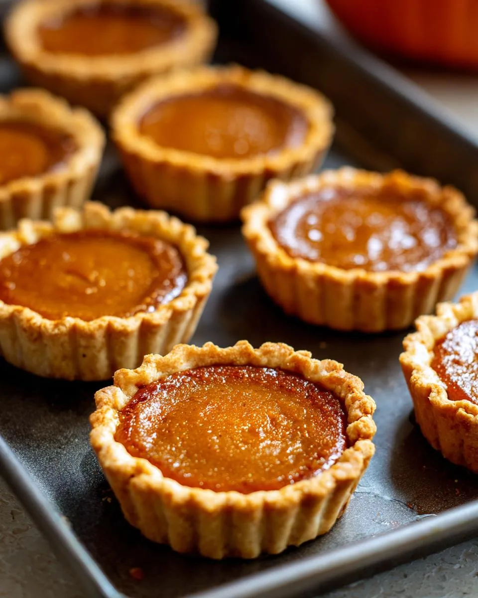 Tiny Pumpkin Tarts - detail 1
