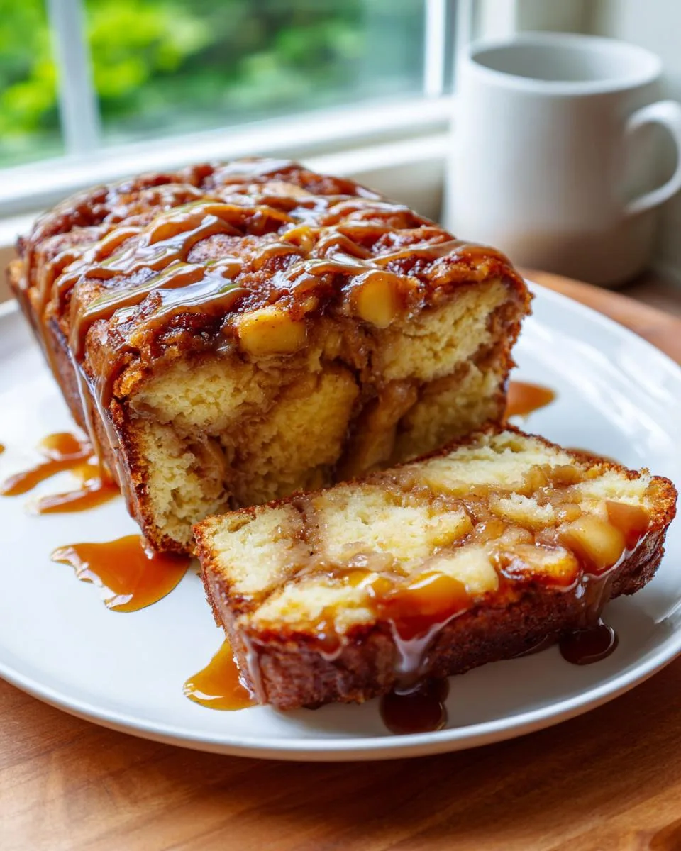 Vegan Apple Fritter Bread - detail 1