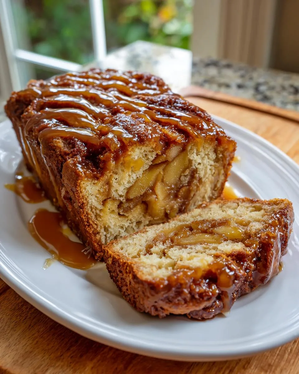 Vegan Apple Fritter Bread - detail 3