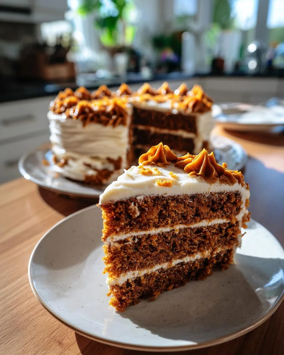 Vegan Pumpkin Spice Cake - detail 3