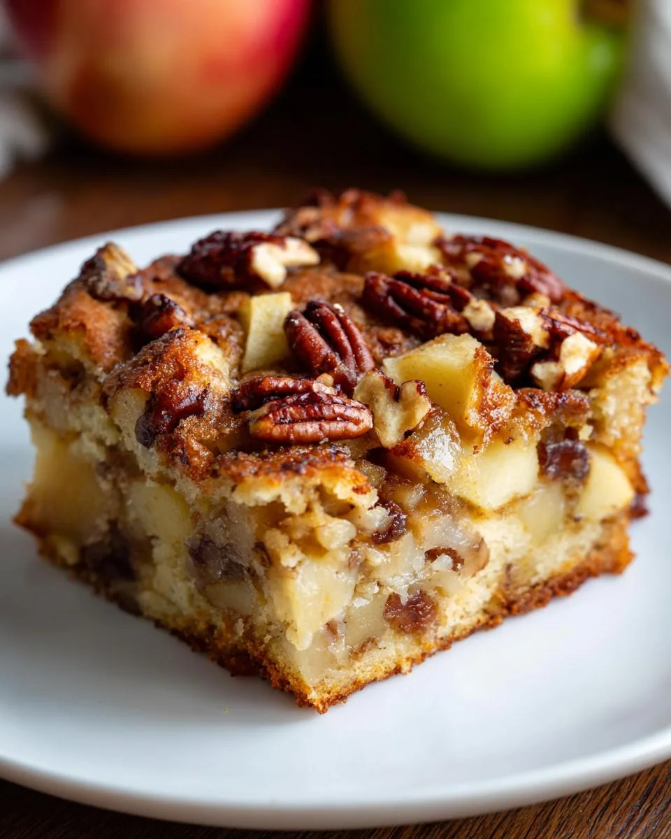 apple brownies - detail 2