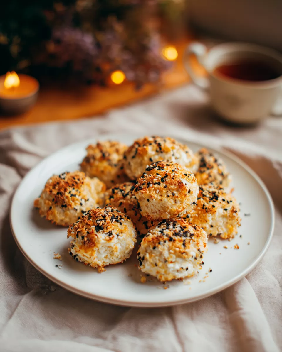 Everything Bagel Cottage Cheese Bites – Easy High Protein Snack