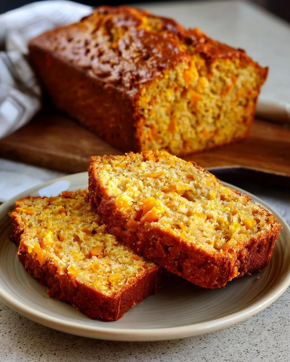 pumpkin banana bread - detail 2
