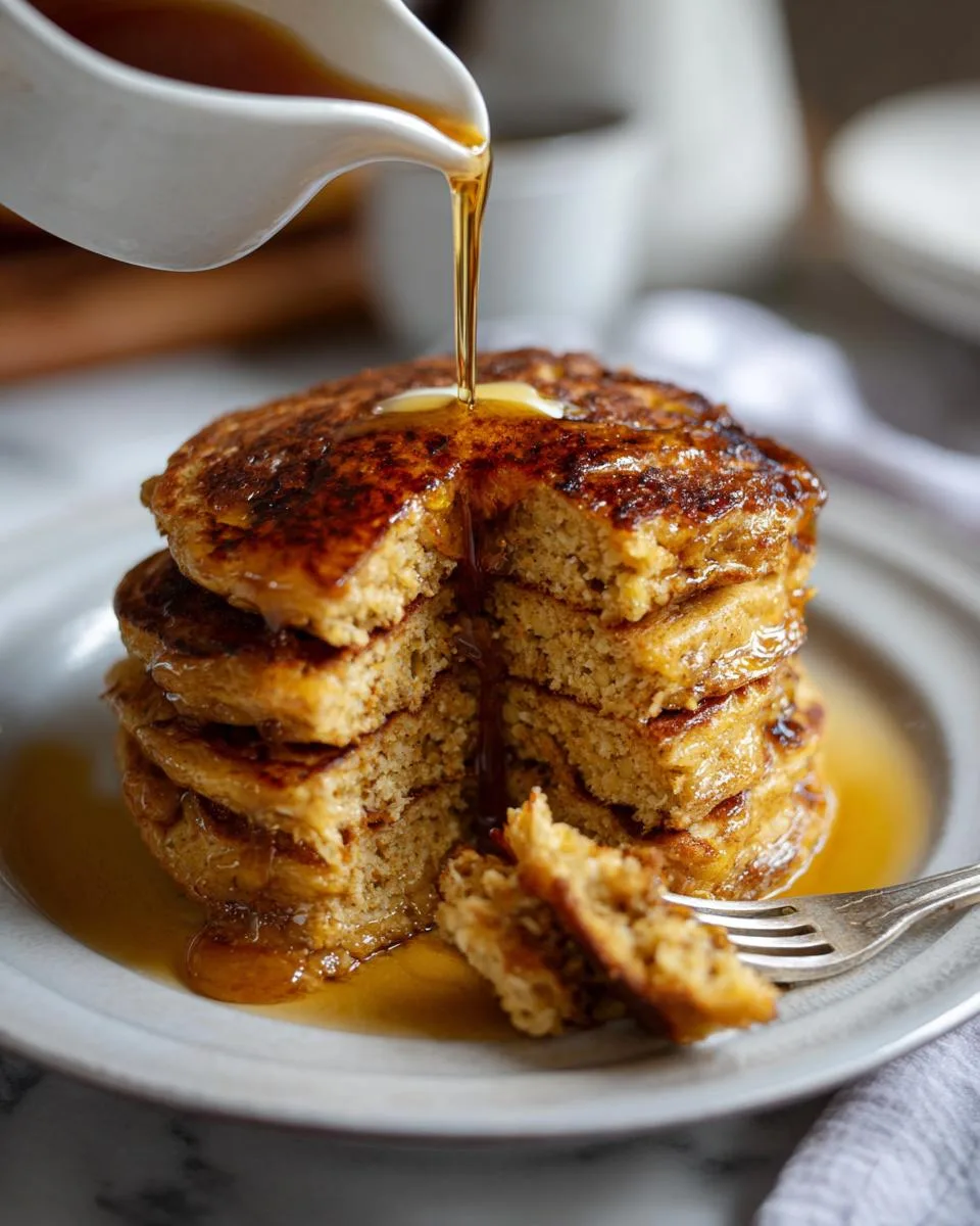 pumpkin oat pancakes - detail 2