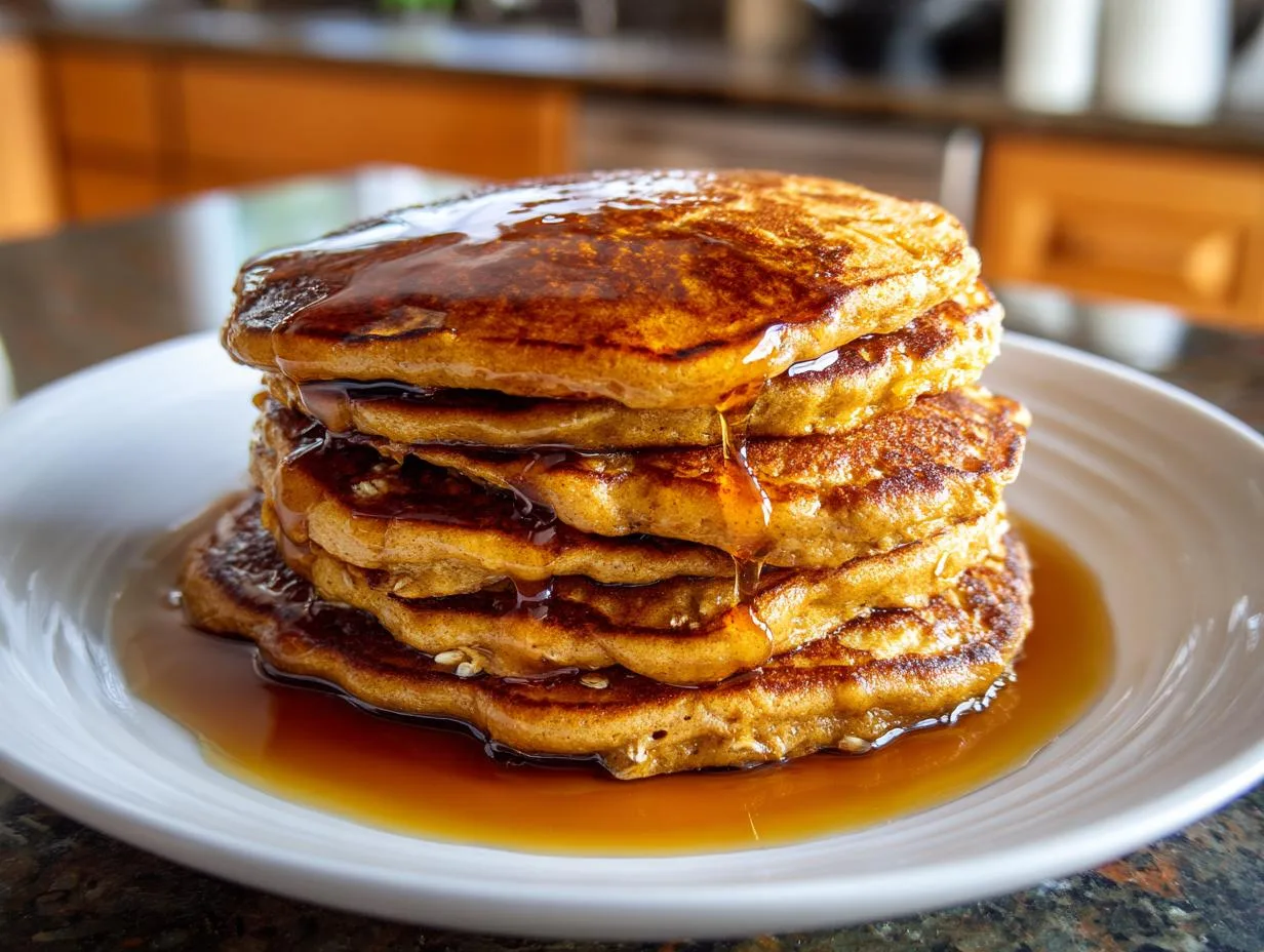 Pumpkin Oat Pancakes That Kids Can’t Resist