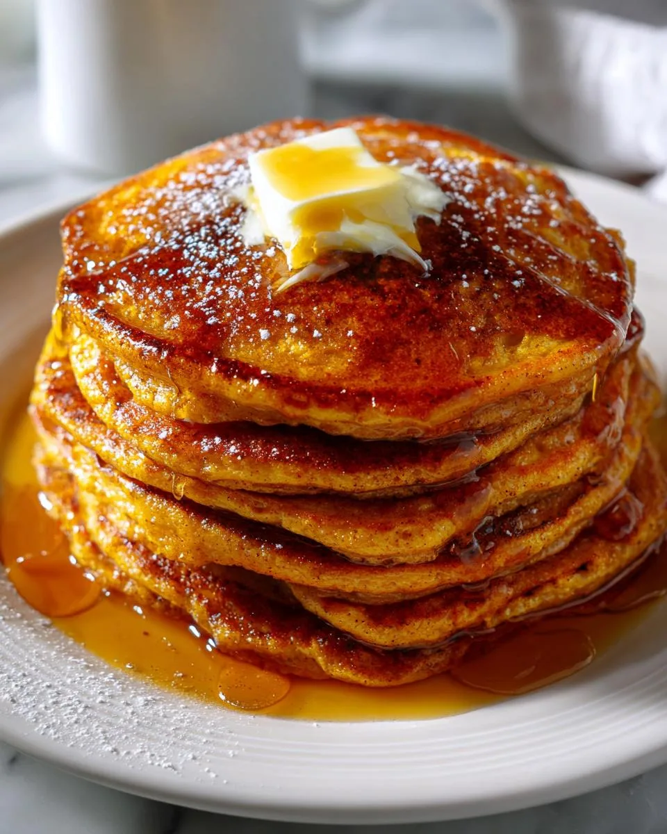 pumpkin spice pancakes - detail 2