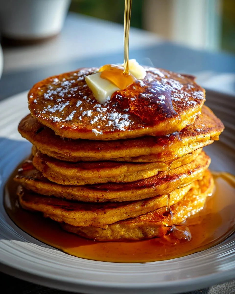 pumpkin spice pancakes - detail 3