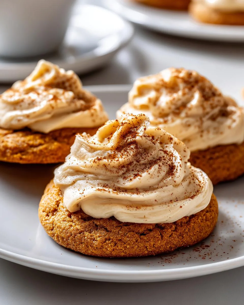 soft pumpkin cookies - detail 2