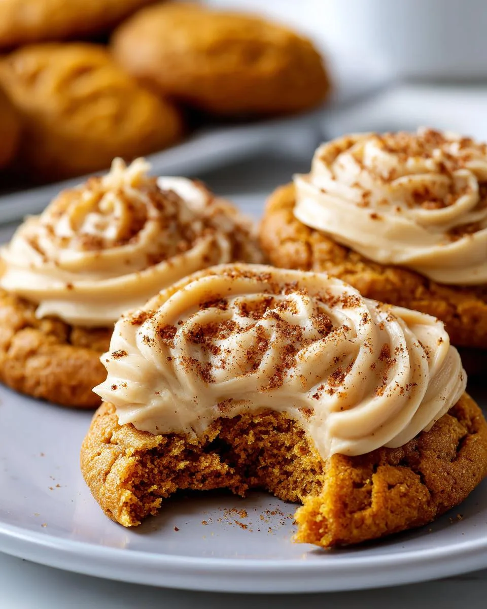soft pumpkin cookies - detail 3