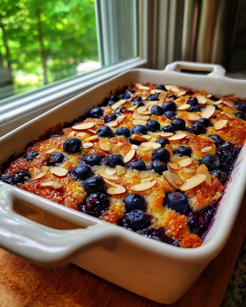 Blueberry Almond Cottage Bake - detail 2