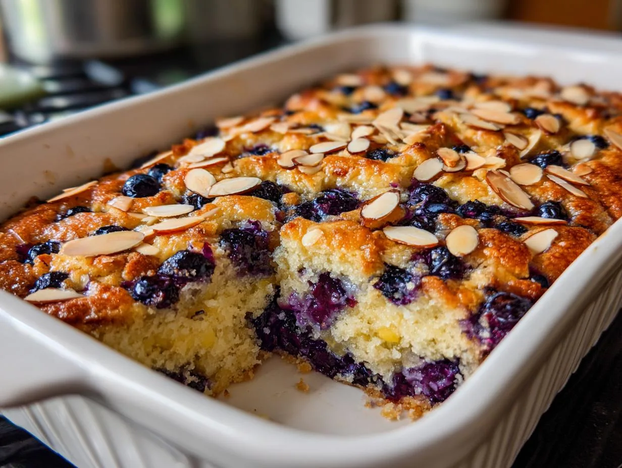 Perfect Blueberry Almond Cottage Bake (Kids Love It)