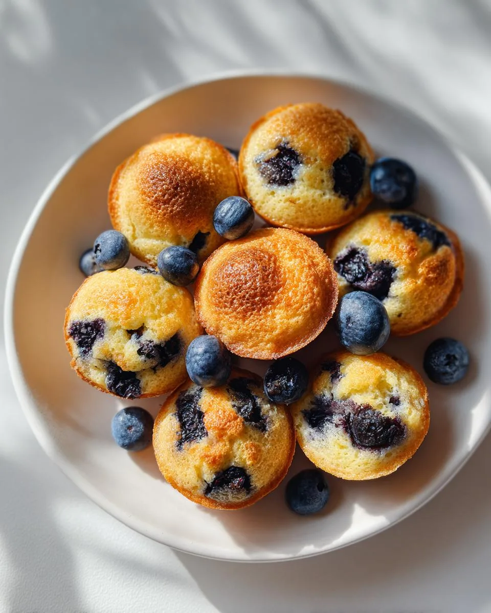 Blueberry Cottage Cheese Pancake Bites - detail 1