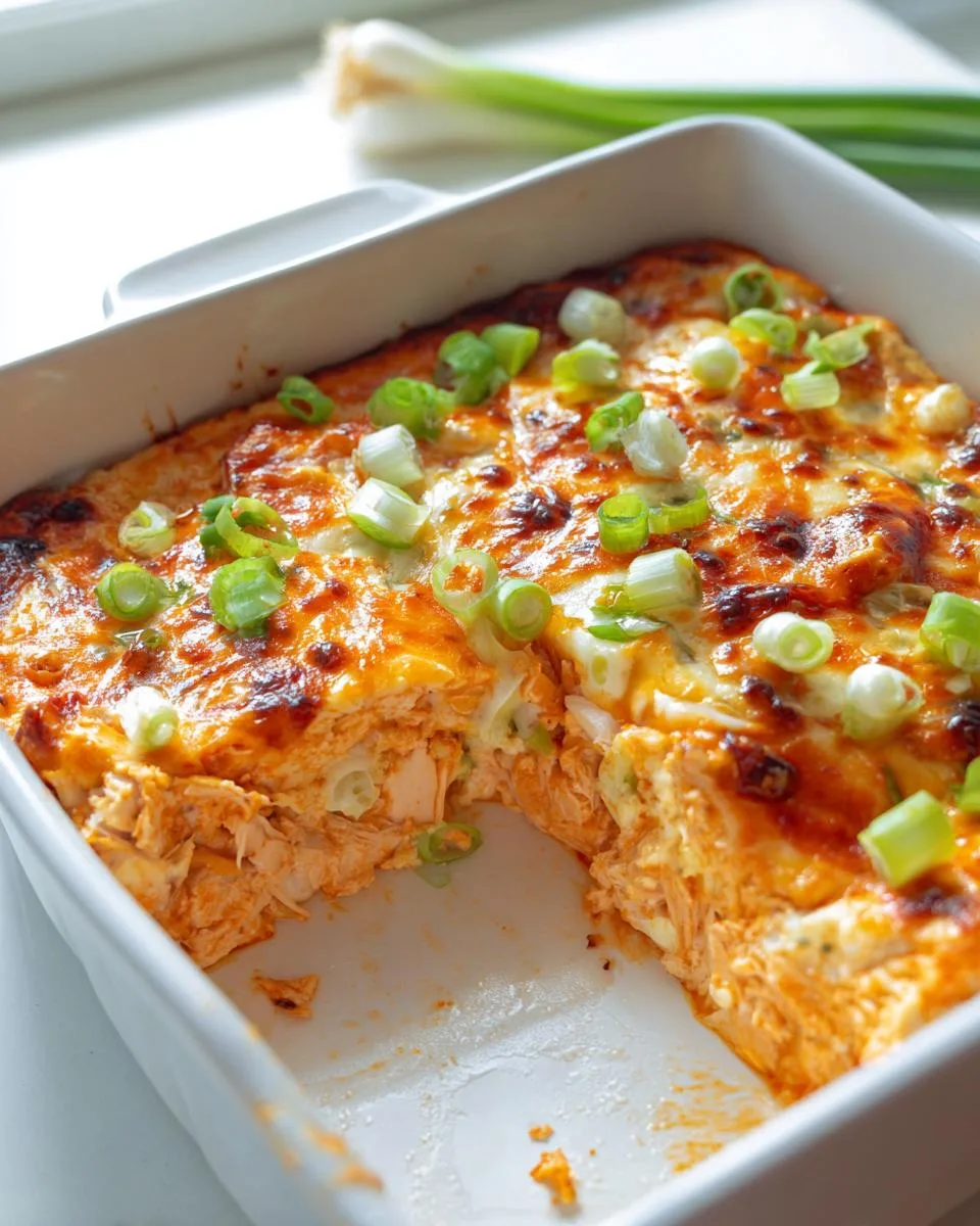 Buffalo Chicken Pizza Cottage Cheese Bake - detail 1