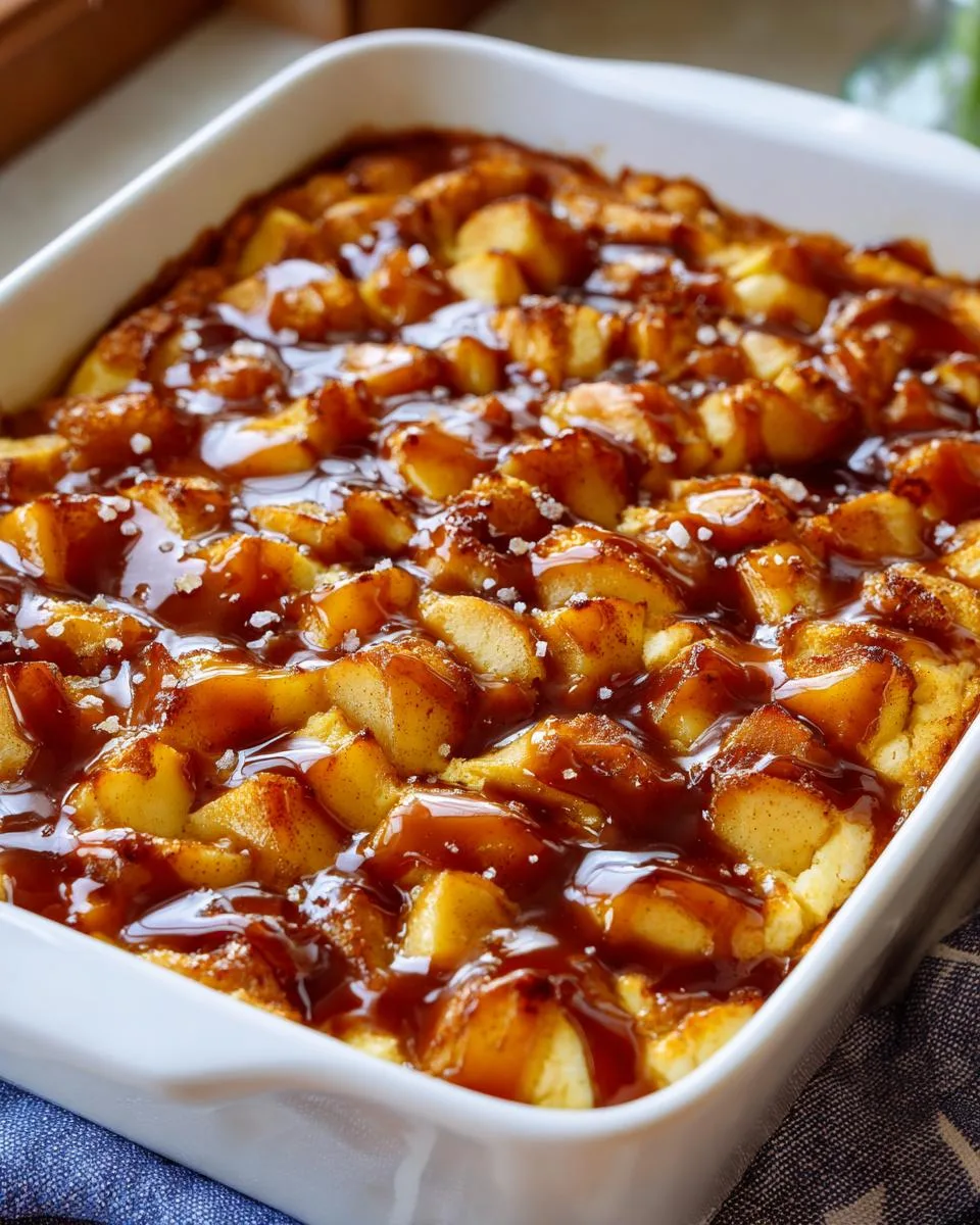 Caramel Apple Cottage Cheese Bake - detail 1