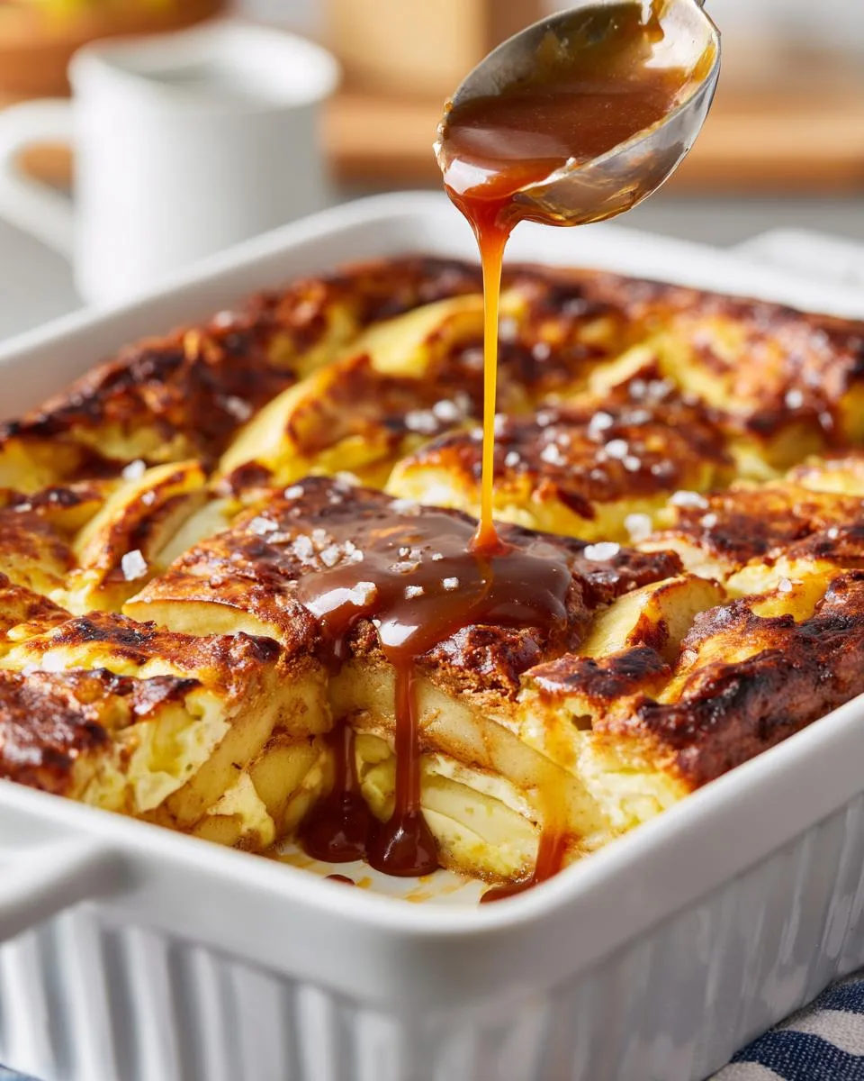 Caramel Apple Cottage Cheese Bake - detail 3