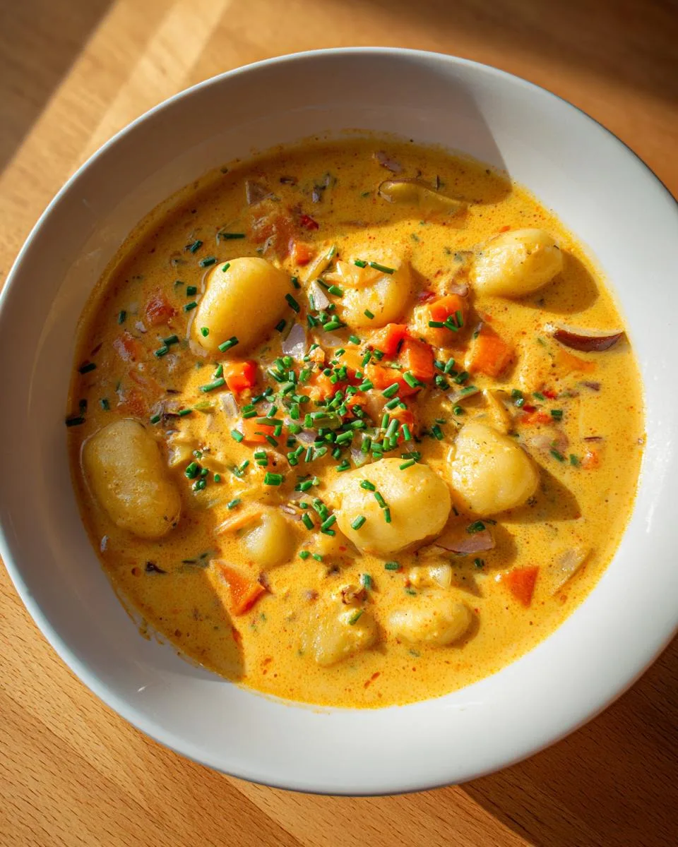 Cheddar Gnocchi Soup - detail 4