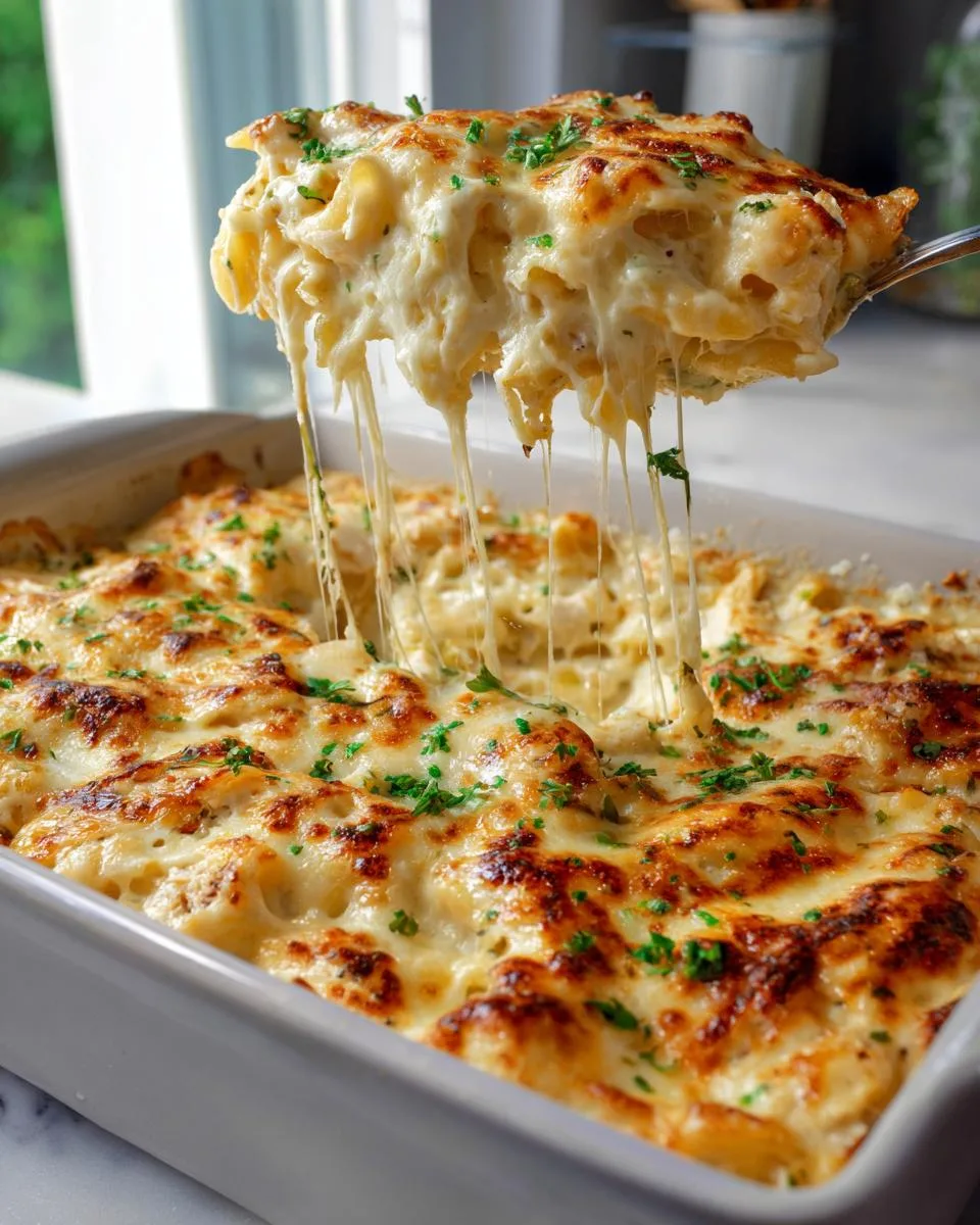 Chicken Alfredo Cottage Cheese Bake - detail 1