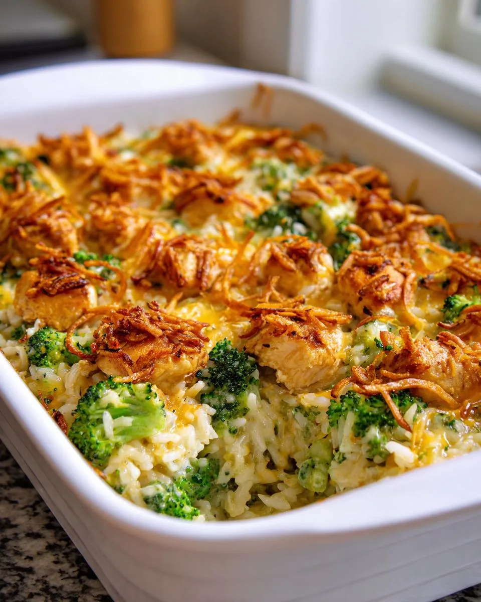 Chicken Broccoli Rice Casserole - detail 3