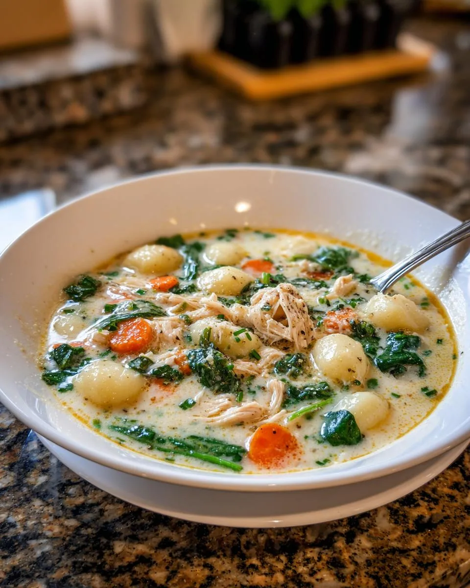 Chicken Gnocchi Soup - detail 1