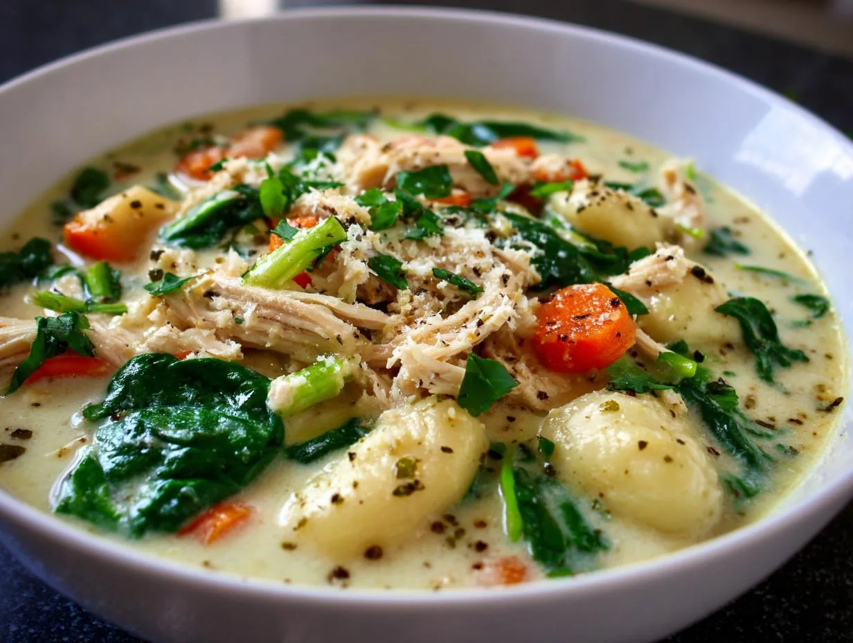 Creamy Chicken Gnocchi Soup in Just 40 Minutes