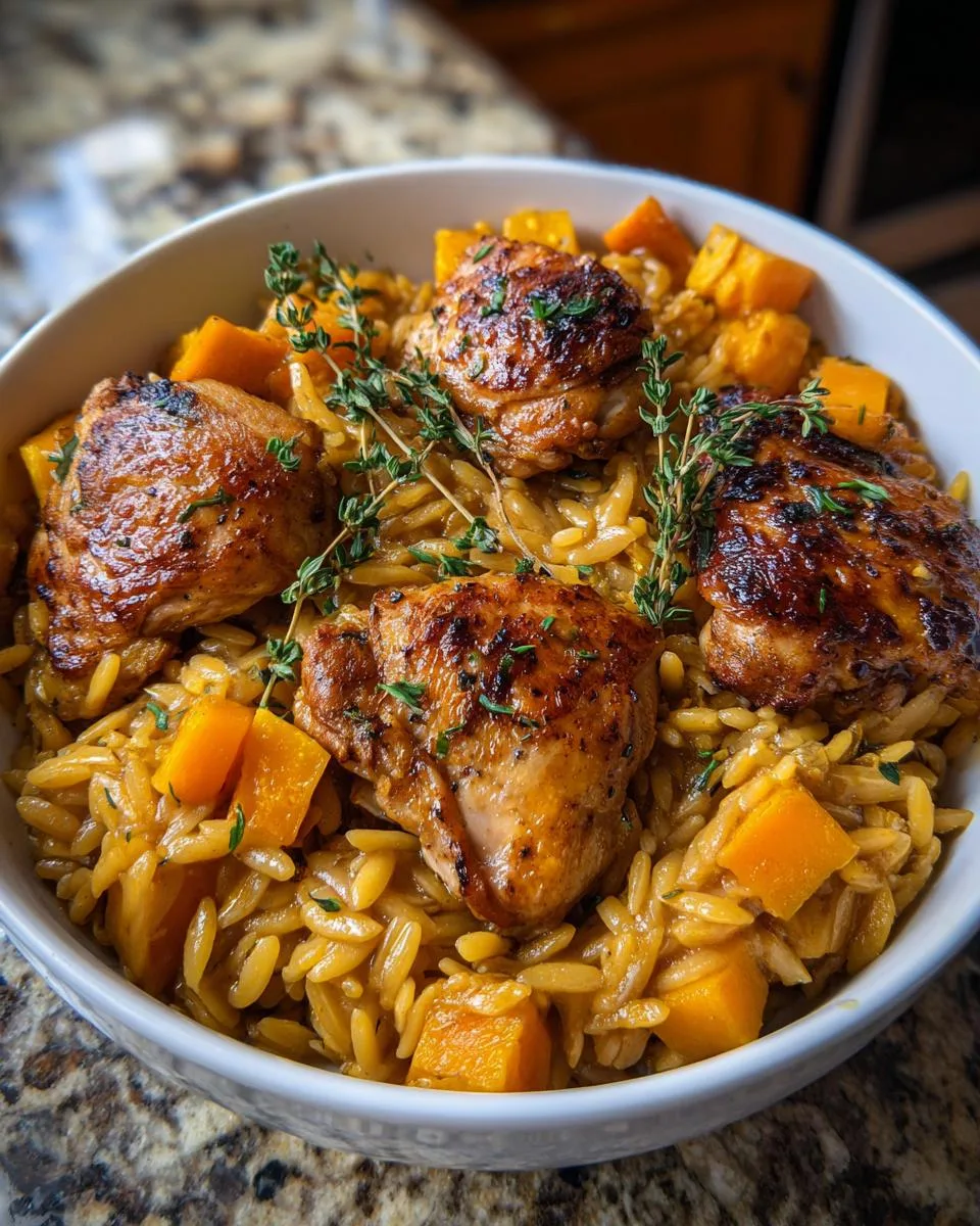 Chicken Orzo With Butternut Squash - detail 2
