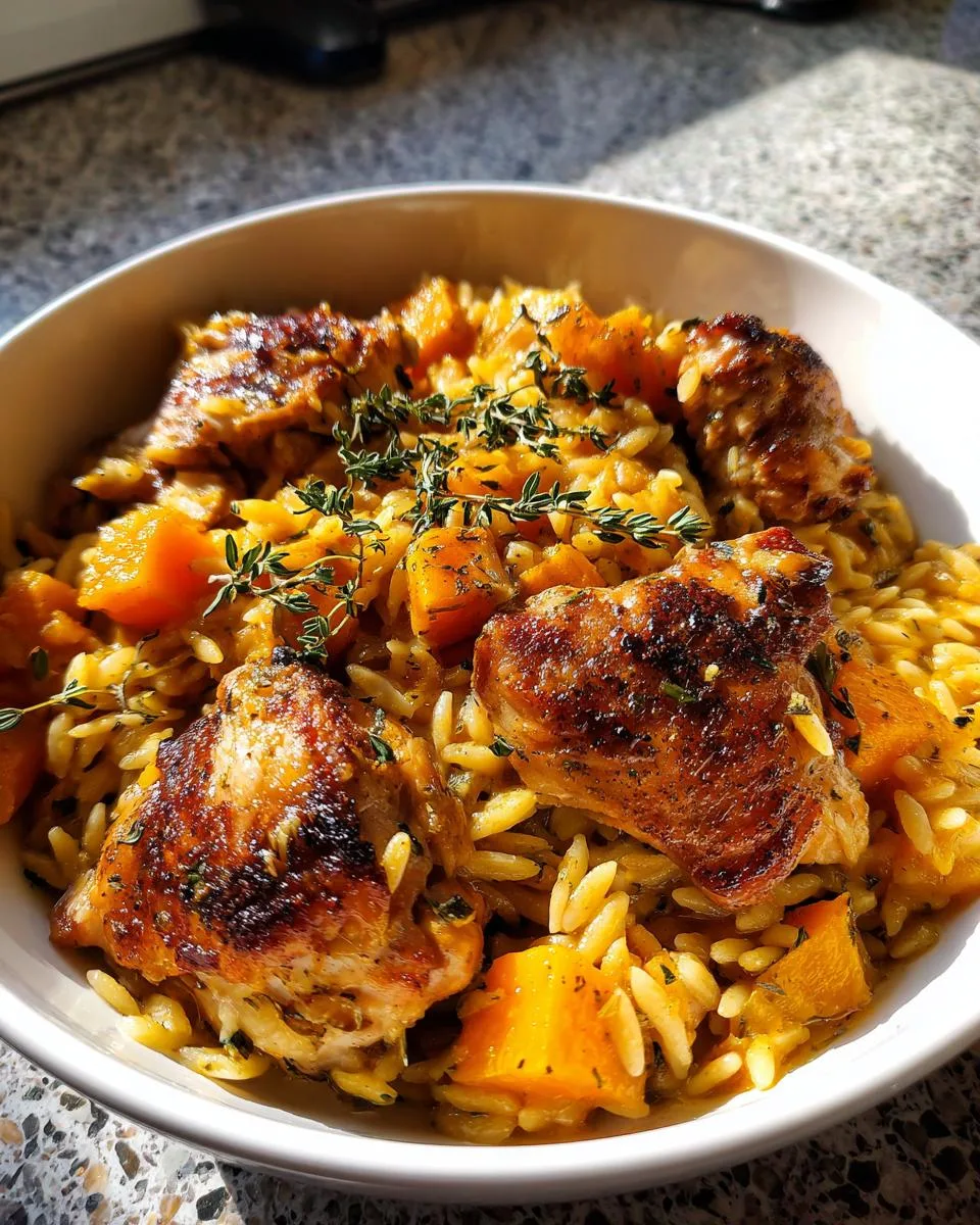 Chicken Orzo With Butternut Squash - detail 4