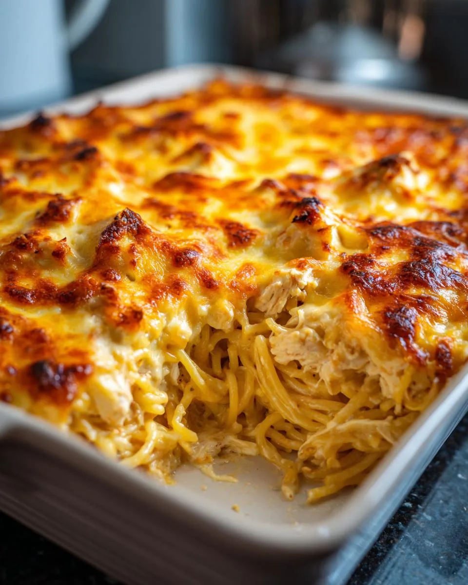 Chicken Spaghetti Casserole - detail 2