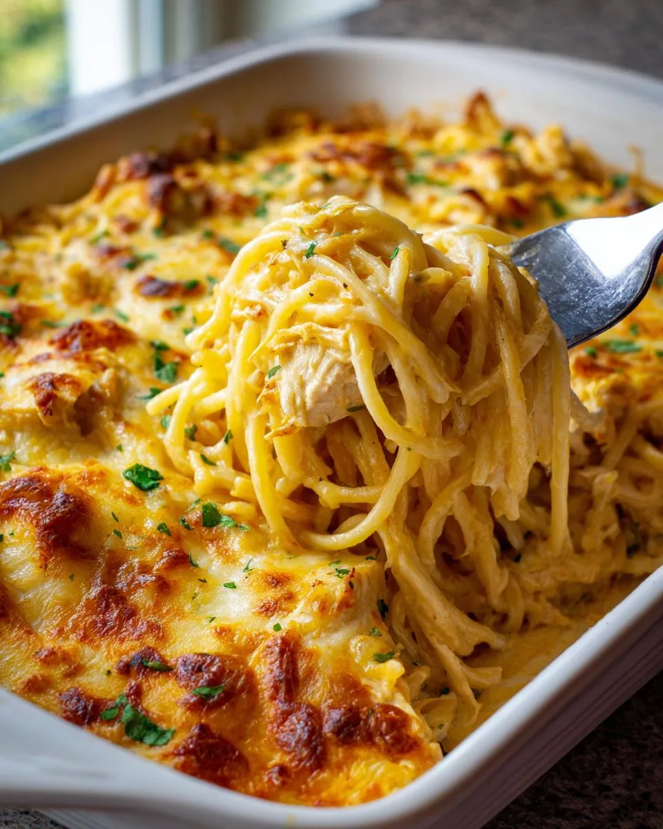 Chicken Spaghetti Casserole - detail 3