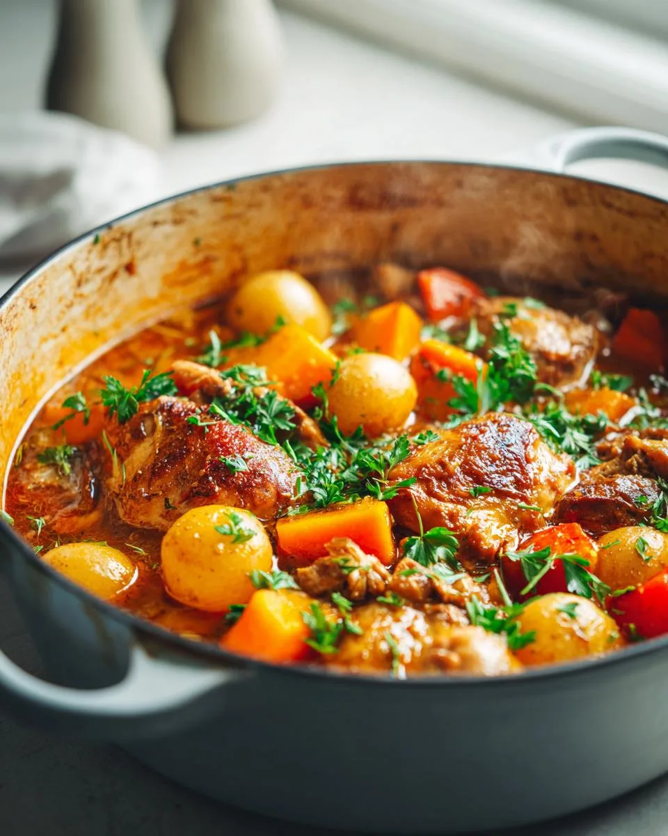 Chicken Stew With Butternut Squash - detail 1