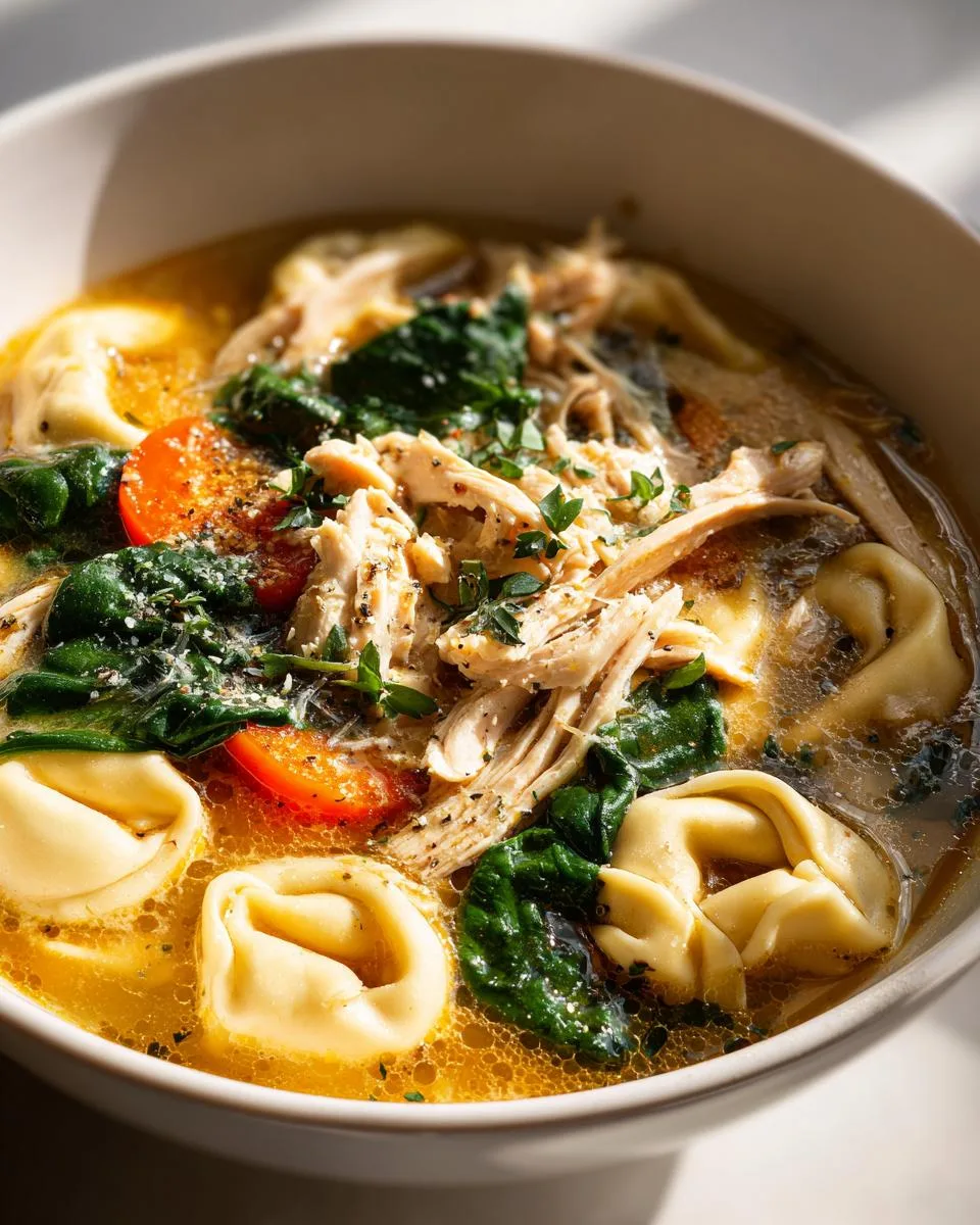 Chicken Tortellini Soup - detail 3
