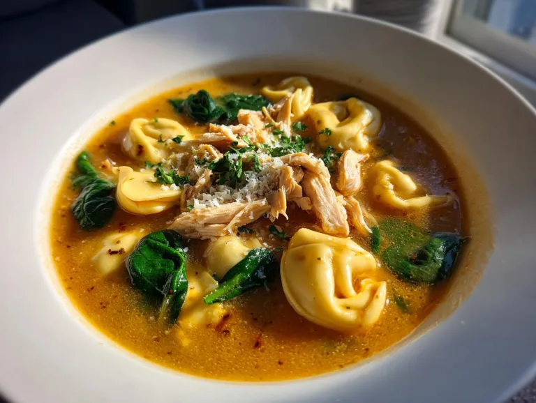 Chicken Tortellini Soup