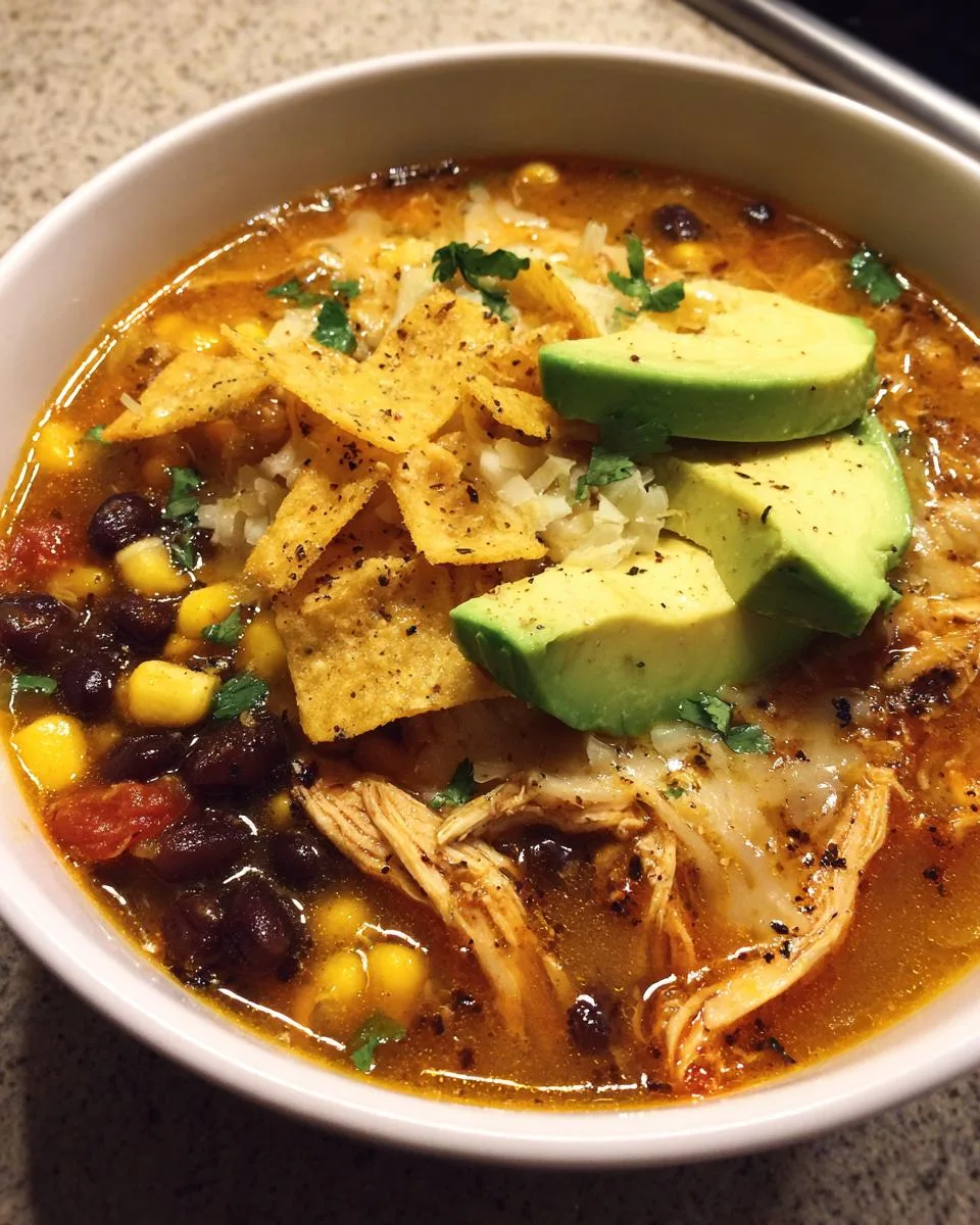 Chicken Tortilla Soup - detail 2