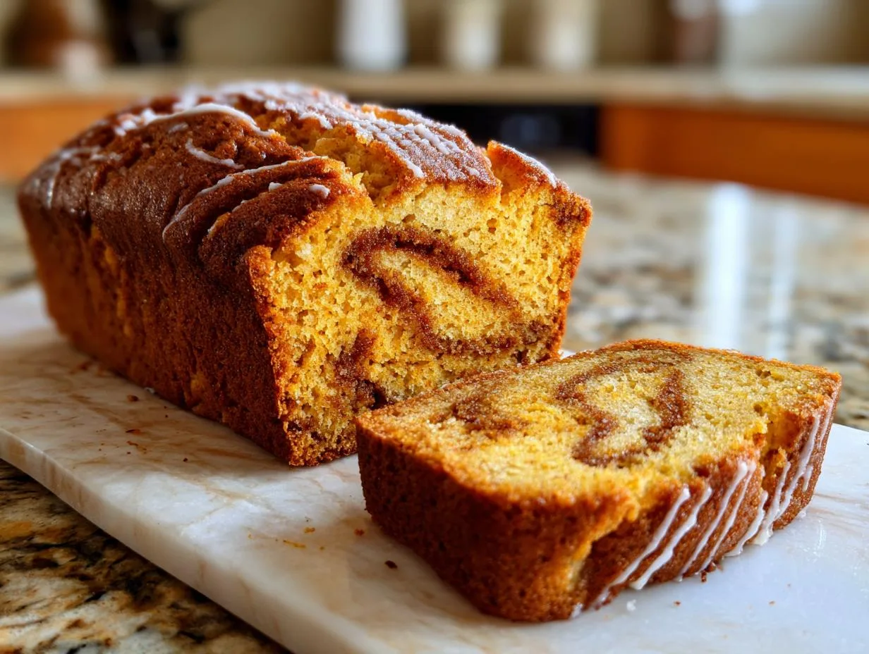 Easy Cinnamon Swirl Pumpkin Mini Bread