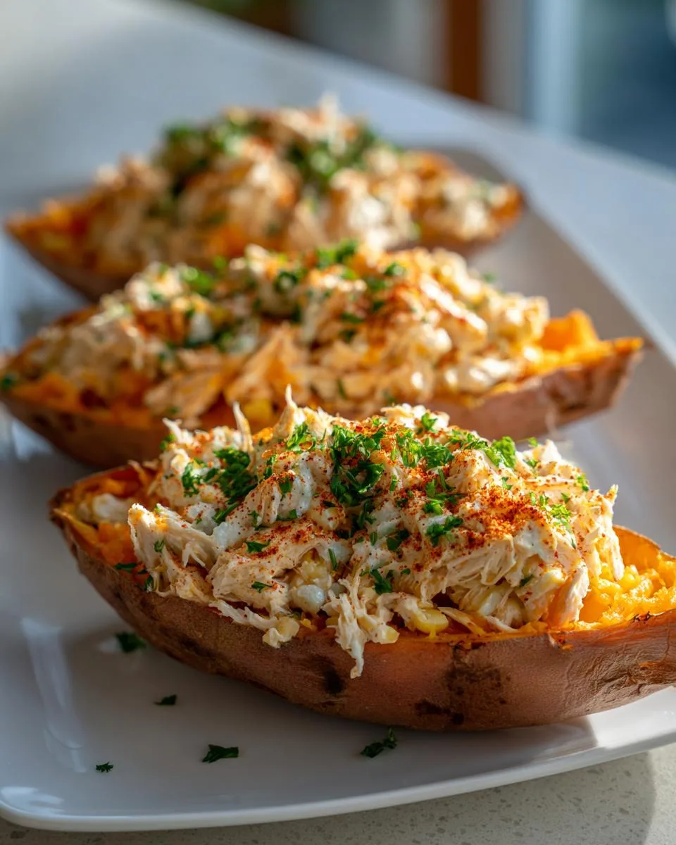 Corn Chicken Stuffed Sweet Potatoes - detail 1