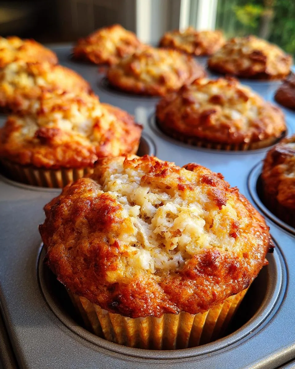 Cottage Cheese Banana Muffins - detail 1