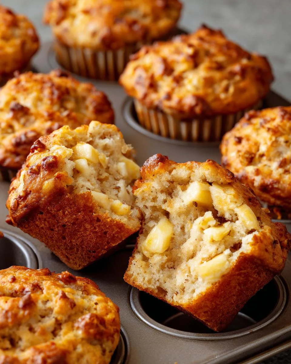 Cottage Cheese Banana Muffins - detail 2