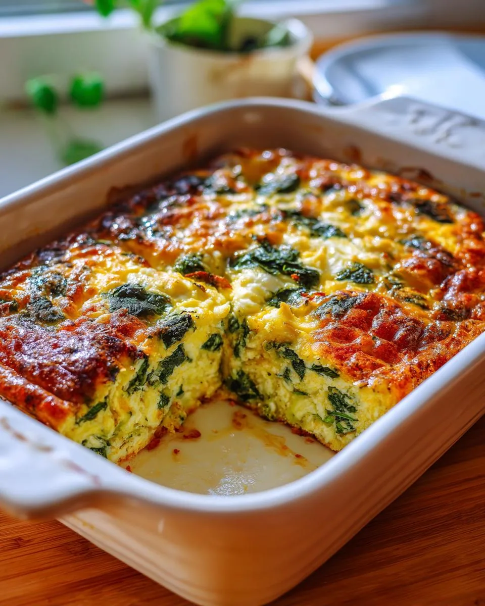 Cottage Cheese Egg Bake - detail 2